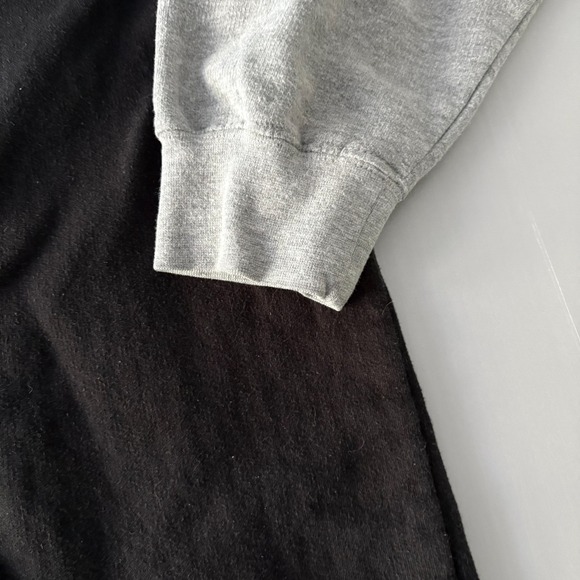 NFL‎ Atlanta Falcons Hoodie Mens 2XL Gray & Black Sweatshirt Kangeroo Pocket XXL - Picture 8 of 16